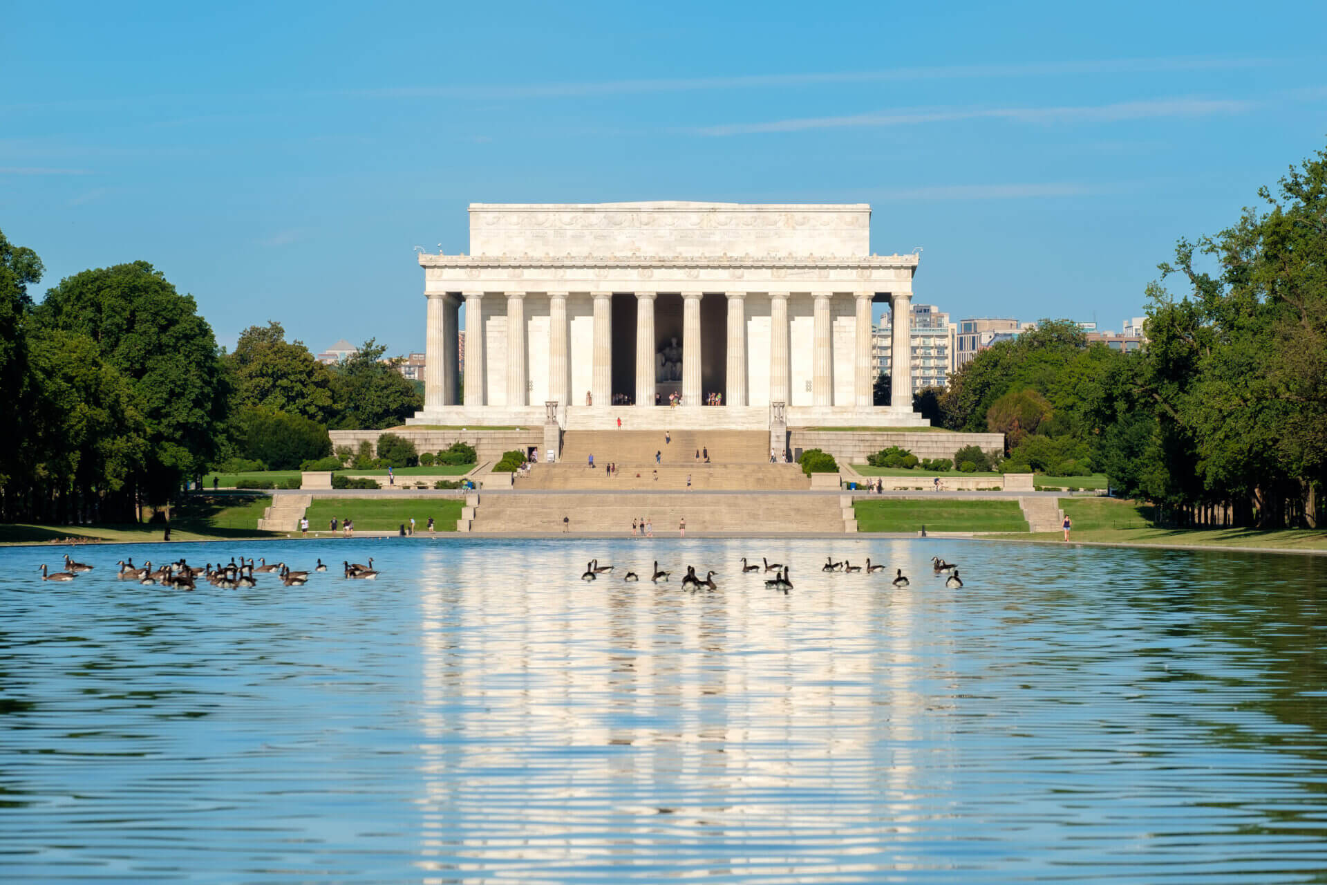 The Lincoln Memorial In Washington Dc